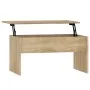 Mesa de centro madera ingeniería roble Sonoma 80x50,5x41,5 cm de vidaXL, Mesas de centro - Ref: Foro24-809641, Precio: 66,56 ...