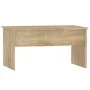 Mesa de centro madera ingeniería roble Sonoma 80x50,5x41,5 cm de vidaXL, Mesas de centro - Ref: Foro24-809641, Precio: 66,56 ...