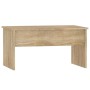 Mesa de centro madera ingeniería roble Sonoma 80x50,5x41,5 cm de vidaXL, Mesas de centro - Ref: Foro24-809641, Precio: 63,15 ...