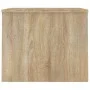 Mesa de centro madera ingeniería roble Sonoma 80x50,5x41,5 cm de vidaXL, Mesas de centro - Ref: Foro24-809641, Precio: 66,56 ...