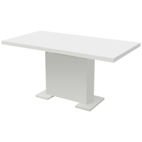 Mesa de comedor extensible negra con brillo de , Mesas de cocina y de comedor - Ref: Foro24-243548, Precio: 345,02 €, Descuen...