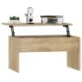 Mesa de centro madera ingeniería roble Sonoma 80x50,5x41,5 cm de vidaXL, Mesas de centro - Ref: Foro24-809641, Precio: 66,56 ...