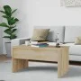 Mesa de centro madera ingeniería roble Sonoma 80x50,5x41,5 cm de vidaXL, Mesas de centro - Ref: Foro24-809641, Precio: 66,56 ...