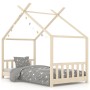 Estructura de cama infantil de madera maciza de pino 80x160 cm | Foro24.es | Tu tienda online para hogar, jardín y más Foro24.es