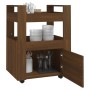 Carrito de cocina madera contrachapada marrón roble 60x45x80cm | Foro24.es | Tu tienda online para hogar, jardín y más Foro24.es