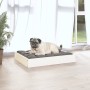 Cama para perros madera maciza de pino blanco 61,5x49x9 cm de , Camas para perros - Ref: Foro24-820852, Precio: 27,59 €, Desc...