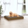 Cama para perros madera maciza pino marrón miel 71,5x54x9 cm de , Camas para perros - Ref: Foro24-820859, Precio: 37,45 €, De...