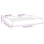 Cama para perros madera maciza pino marrón miel 71,5x54x9 cm de , Camas para perros - Ref: Foro24-820859, Precio: 37,45 €, De...
