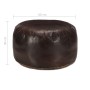 Puf marrón oscuro 60x30 cm cuero auténtico de cabra de , Otomanas - Ref: Foro24-248139, Precio: 136,56 €, Descuento: %