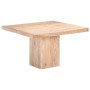 Mesa de comedor de madera maciza de mango 120x120x77 cm de , Mesas de cocina y de comedor - Ref: Foro24-288117, Precio: 522,7...