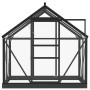 Invernadero de vidrio gris antracita aluminio 155x103x191cm de , Invernaderos - Ref: Foro24-3082333, Precio: 358,14 €, Descue...