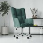 Silla de relajación de terciopelo verde oscuro en Sillones | Comprar online en Foru.es