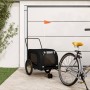Remolque de bicicleta mascotas hierro tela Oxford negro de , Cochecitos para mascotas - Ref: Foro24-94031, Precio: 88,79 €, D...