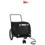 Remolque de bicicleta mascotas hierro tela Oxford negro de , Cochecitos para mascotas - Ref: Foro24-94031, Precio: 88,79 €, D...