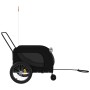 Remolque de bicicleta mascotas hierro tela Oxford negro de , Cochecitos para mascotas - Ref: Foro24-94031, Precio: 88,79 €, D...