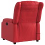 Sillón de masaje reclinable cuero sintético rojo de , Sillones - Ref: Foro24-373572, Precio: 222,69 €, Descuento: %