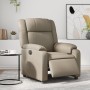 Sillón reclinable eléctrico de cuero sintético color capuchino | Foro24.es | Tu tienda online para hogar, jardín y más Foro24.es