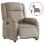 Sillón reclinable eléctrico de cuero sintético color capuchino | Foro24.es | Tu tienda online para hogar, jardín y más Foro24.es