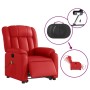 Sillón de majaje elevable eléctrico cuero artificial rojo de , Sillones - Ref: Foro24-3205290, Precio: 332,01 €, Descuento: %