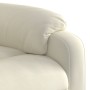 Sillón reclinable eléctrico de terciopelo blanco crema de , Sillones - Ref: Foro24-3205079, Precio: 277,10 €, Descuento: -5%%
