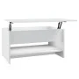 Mesa de centro madera contrachapada blanca 80x50x40 cm de vidaXL, Mesas de centro - Ref: Foro24-809656, Precio: 76,13 €, Desc...