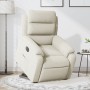 Sillón eléctrico reclinable elevable de terciopelo crema de , Sillones - Ref: Foro24-3205123, Precio: 338,38 €, Descuento: -5%%