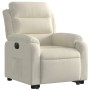 Sillón eléctrico reclinable elevable de terciopelo crema de , Sillones - Ref: Foro24-3205123, Precio: 338,38 €, Descuento: -5%%
