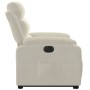 Sillón eléctrico reclinable elevable de terciopelo crema de , Sillones - Ref: Foro24-3205123, Precio: 338,38 €, Descuento: -5%%