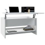 Mesa de centro madera contrachapada blanca 80x50x40 cm de vidaXL, Mesas de centro - Ref: Foro24-809656, Precio: 77,55 €, Desc...