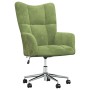 Sillón de relax de terciopelo verde claro en Sillones | Comprar online en Foru.es