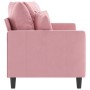 Sofá de 2 plazas terciopelo rosa 140 cm de , Sofás - Ref: Foro24-359306, Precio: 273,84 €, Descuento: %