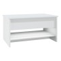 Mesa de centro madera contrachapada blanca 80x50x40 cm de vidaXL, Mesas de centro - Ref: Foro24-809656, Precio: 77,55 €, Desc...