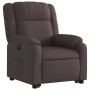 Sillón eléctrico reclinable elevable de tela marrón oscuro de , Sillones - Ref: Foro24-3205231, Precio: 331,41 €, Descuento: ...