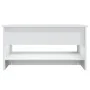 Mesa de centro madera contrachapada blanca 80x50x40 cm de vidaXL, Mesas de centro - Ref: Foro24-809656, Precio: 76,13 €, Desc...