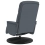 Sillón reclinable masaje con reposapiés terciopelo gris oscuro de , Sillones - Ref: Foro24-356694, Precio: 224,46 €, Descuent...