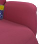 Sillón reclinable masaje con reposapiés terciopelo rojo tinto | Foro24.es | Tu tienda online para hogar, jardín y más Foro24.es