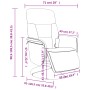 Sillón reclinable masaje con reposapiés terciopelo rojo tinto | Foro24.es | Tu tienda online para hogar, jardín y más Foro24.es
