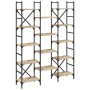Estantería madera de ingeniería roble Sonoma 127,5x28,5x172,5cm | Foro24.es | Tu tienda online para hogar, jardín y más Foro24.es
