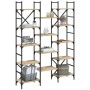 Estantería madera de ingeniería roble Sonoma 127,5x28,5x172,5cm | Foro24.es | Tu tienda online para hogar, jardín y más Foro24.es