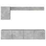 Muebles de TV de pared 5 pzas madera ingeniería gris hormigón de , Muebles TV - Ref: Foro24-3216499, Precio: 151,44 €, Descue...