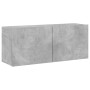 Muebles de TV de pared 5 pzas madera ingeniería gris hormigón de , Muebles TV - Ref: Foro24-3216499, Precio: 151,44 €, Descue...