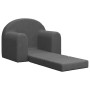 Sofá cama infantil felpa suave gris antracita de , Mobiliario para bebés y niños pequeños - Ref: Foro24-357018, Precio: 41,83...