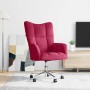Sillón de relax de terciopelo rojo vino tinto en Sillones | Comprar online en Foru.es
