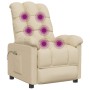 Sillón de masaje de tela color crema de , Sillones de masaje eléctricos - Ref: Foro24-342742, Precio: 227,72 €, Descuento: %