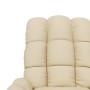Sillón de masaje de tela color crema de , Sillones de masaje eléctricos - Ref: Foro24-342742, Precio: 227,72 €, Descuento: %