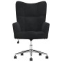 Sillón de relax de terciopelo negro en Sillones | Comprar online en Foru.es