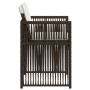 Sillas de jardín con cojines 4 unidades ratán sintético marrón | Foro24.es | Tu tienda online para hogar, jardín y más Foro24.es