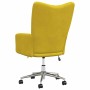 Sillón de relax de terciopelo amarillo mostaza en Sillones | Comprar online en Foru.es