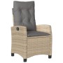 Set comedor de jardín 3 pzas con cojines ratán sintético beige de , Conjuntos de jardín - Ref: Foro24-3212822, Precio: 324,66...