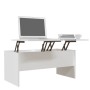 Mesa de centro madera contrachapada blanco 102x50,5x46,5 cm de vidaXL, Mesas de centro - Ref: Foro24-809719, Precio: 81,18 €,...